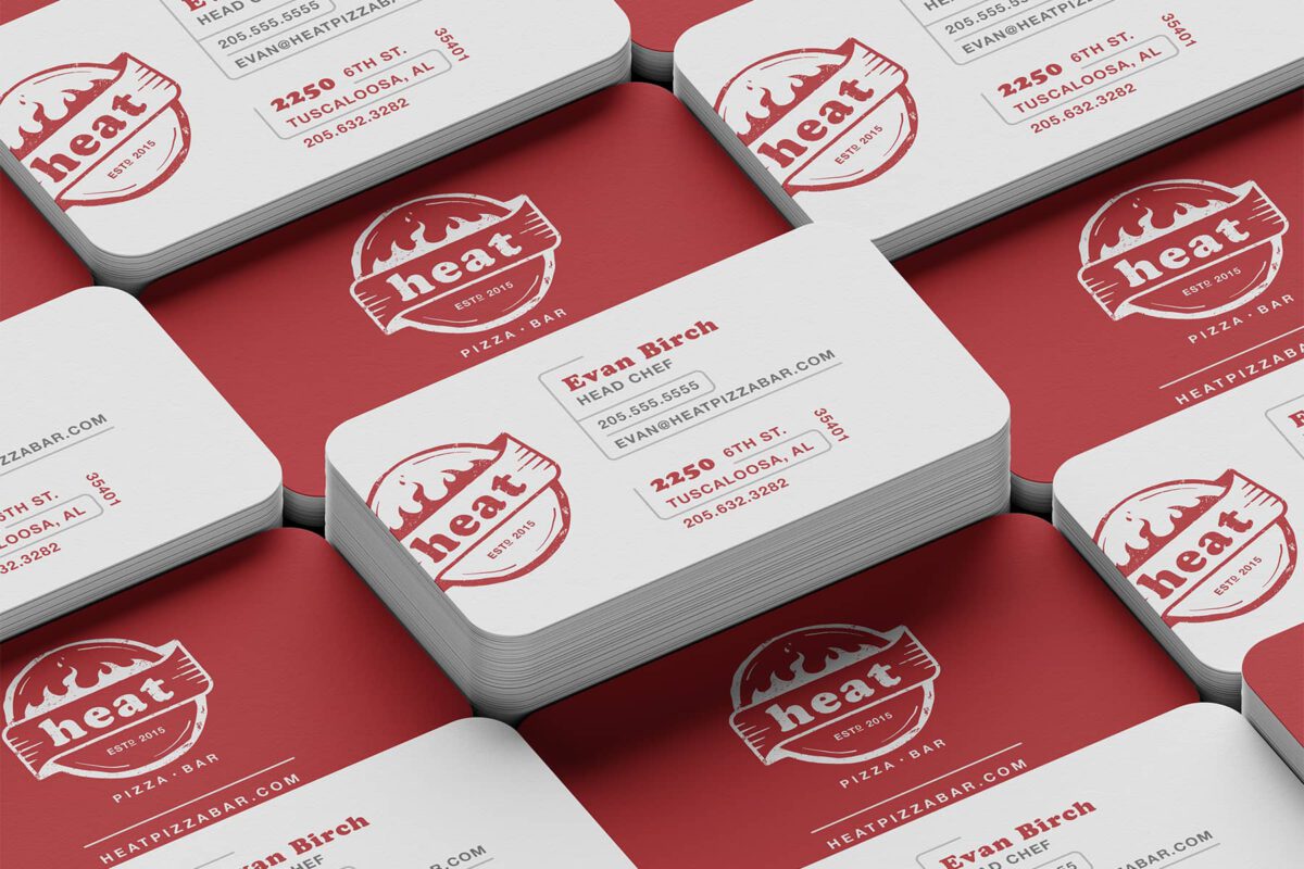 Biz cards for a head chef