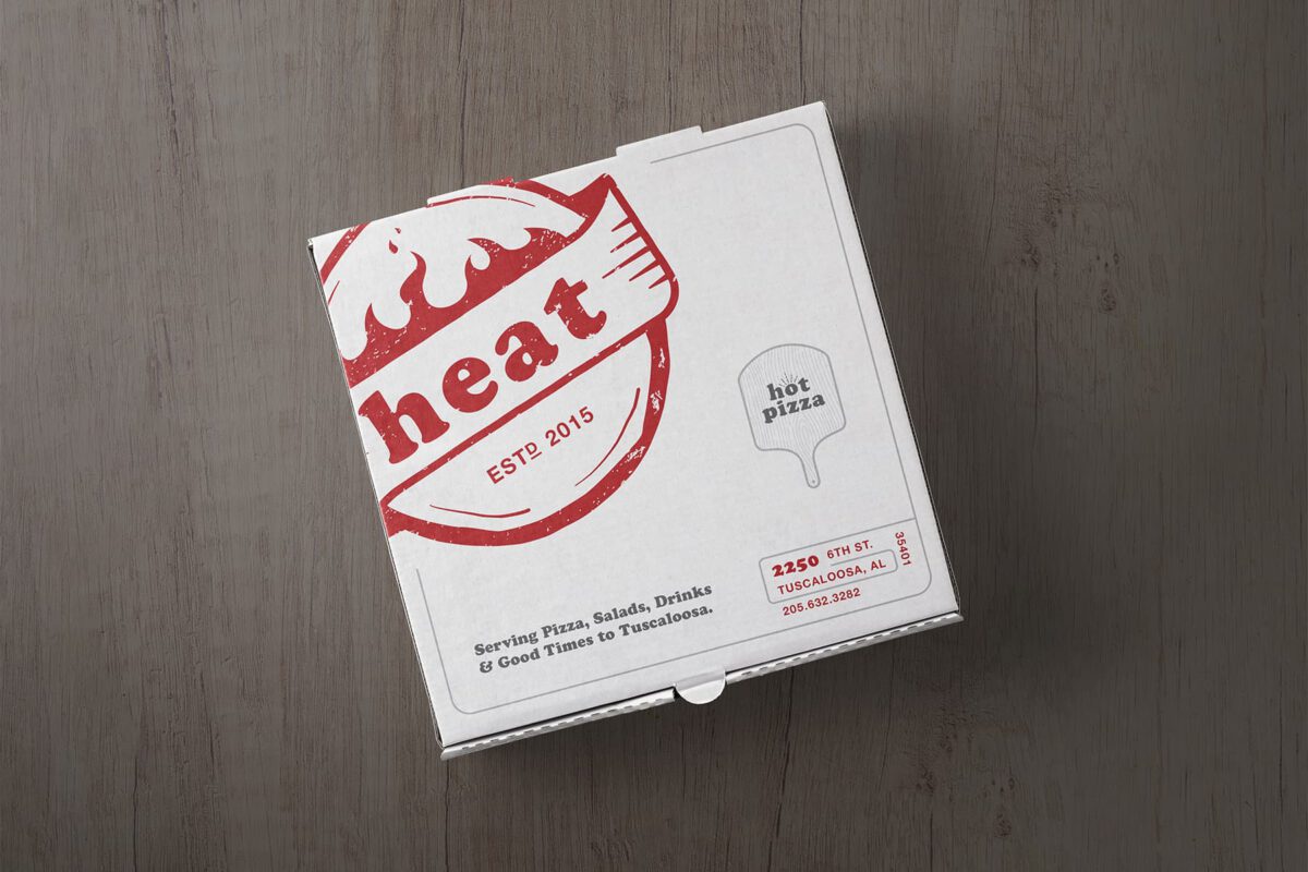 Pizza box packaging