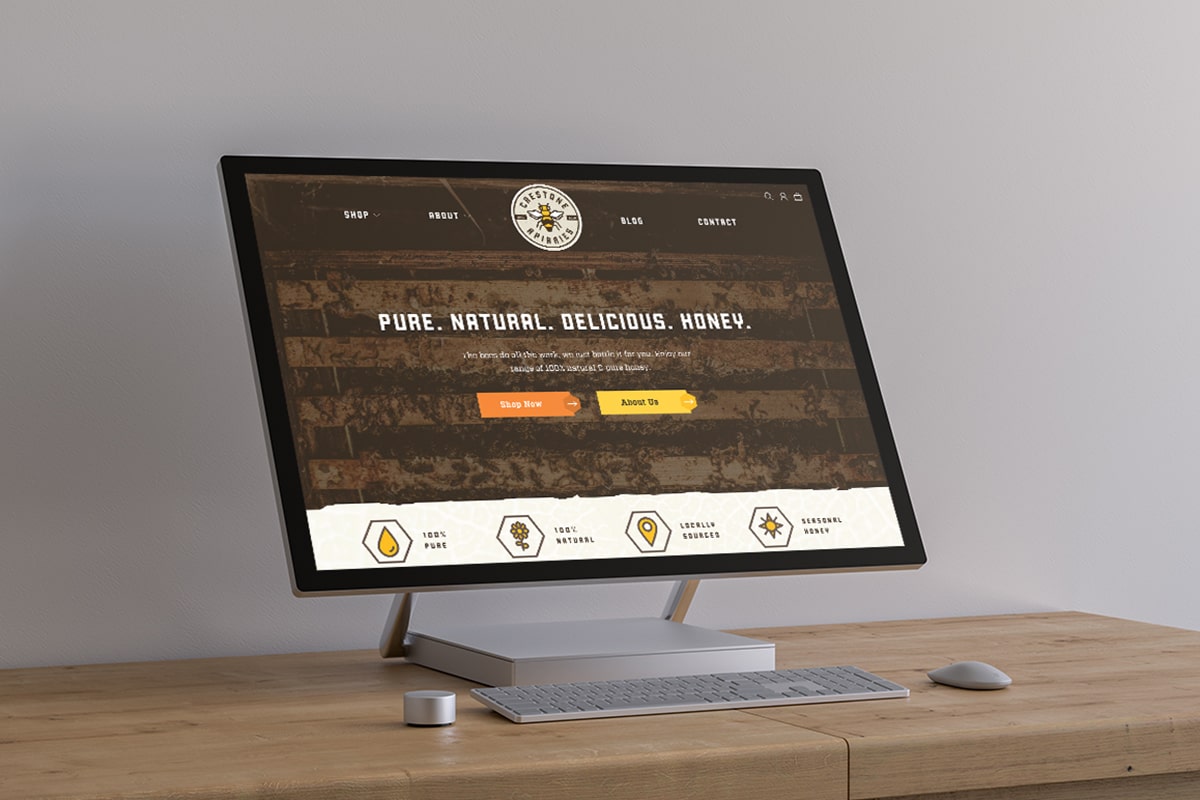 Website Design for Natural Company